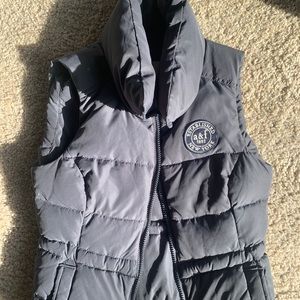 Charcoal Grey Puffer Vest